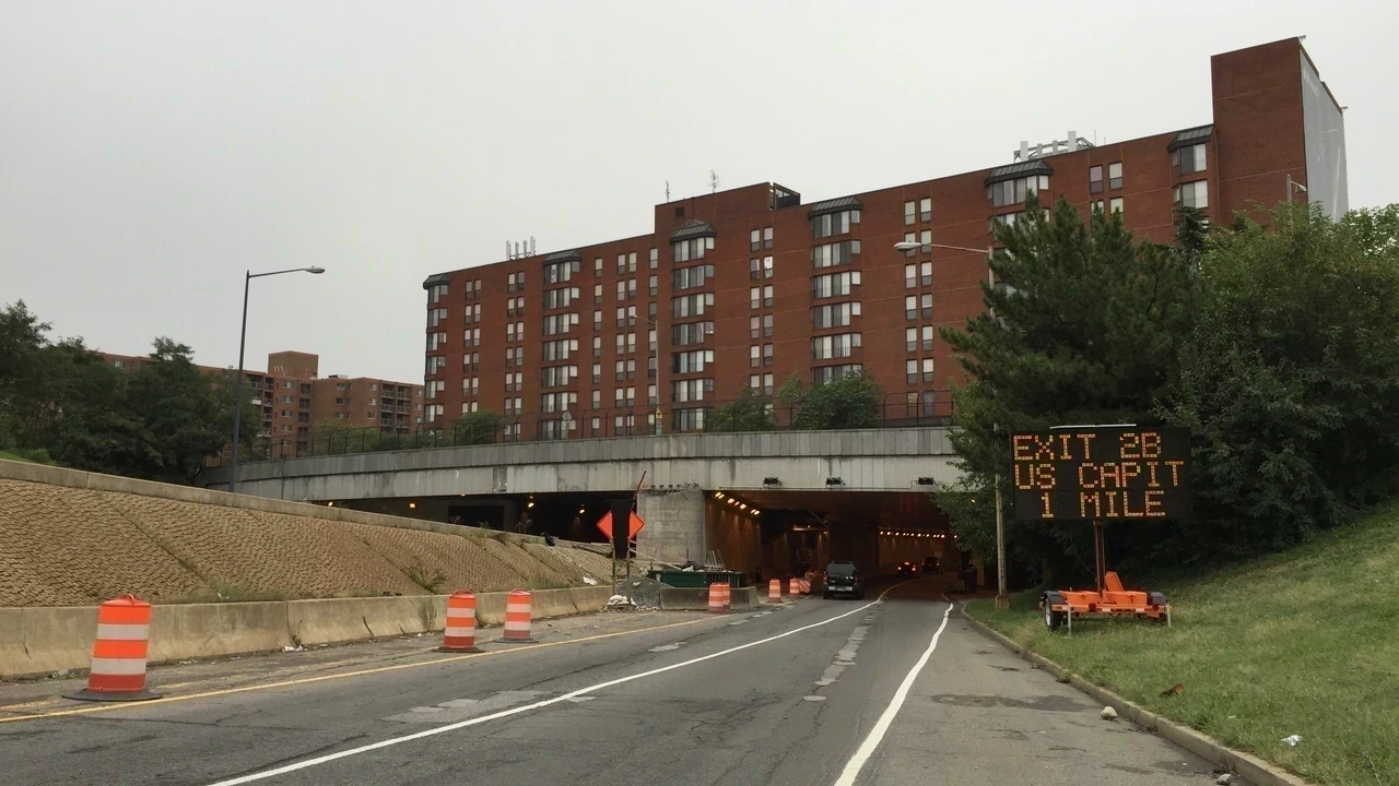 9月28日起长期封一条车道！DC 9th Street Tunnel南向通行安排将变