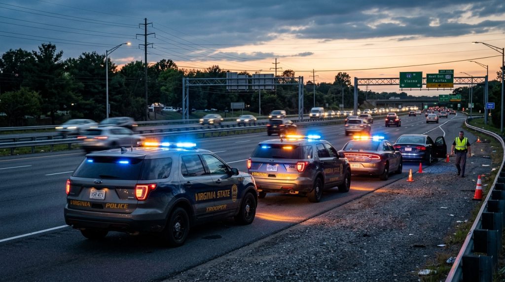 I-66高速突发枪击！行进SUV遭子弹贯穿车窗击伤后排乘客，维州州警急寻Nutley街立交目击者