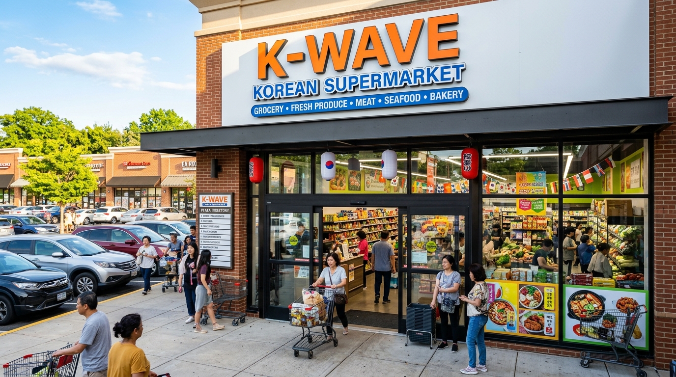 Rockville 的 K‑Wave 开业后，Montrose Shopping Center 多了什么选择
